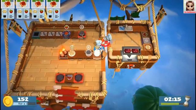 Cozinhando MACARRONE ..... Overcooked 2 (GamePass) no Xbox One - Fase 1-5. смотреть онлайн