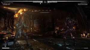 Mortal Kombat XL Сектор против  Рептилии фаталити