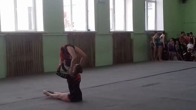 Спортивная акробатика .Женская пара КМС