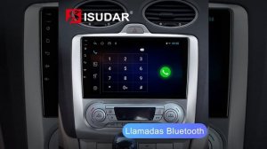 Isudar Auto Estéreo Radio Android 1+32g Para Ford/focus 2 Mk 2 2004-2011 GPS WIFI Bluetooth