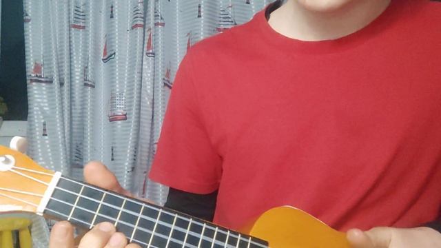 аккорд D на укулеле просто, замена,для новичков.