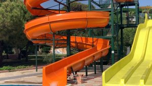 Развлекаемся на водных горках.Spice Hotel & Spa 5* Белек.