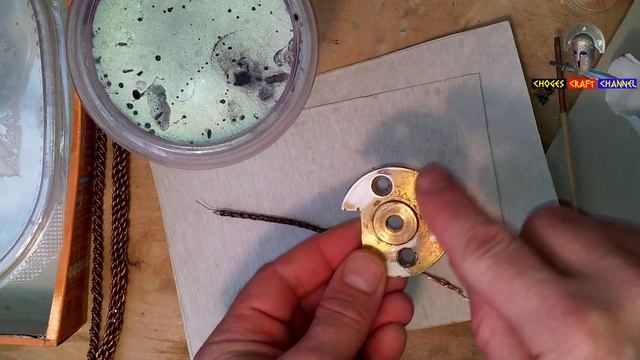 Патинирование меди часть 4 - Медный купорос и марганцовка смотреть онлайн