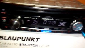 Panasonic CQ-C1415N car radio, CD mp3 Player testing