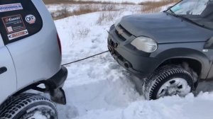 Зимняя покатуха. Снега по капот.