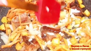 Свиные рёбра с капустой,грибами и картошкой!/Солянка из капусты!