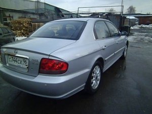 HYUNDAI Sonata, IV (EF) Рестайлинг, ТагАЗ 2.7 AT (172 л.с.) (2004 - 2012) серый
