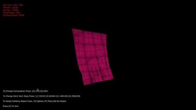 12-Cloth Simulation using CUDA by Anand Jawadwar