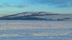 Банное озеро зимой в феврале (08.02.2015)