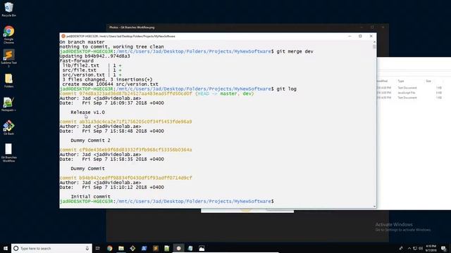Git & GitHub Tutorial - Merging Branches смотреть онлайн