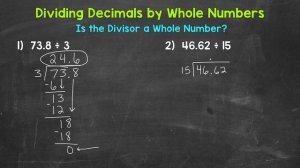 Dividing Decimals by Whole Numbers | Math with Mr. J