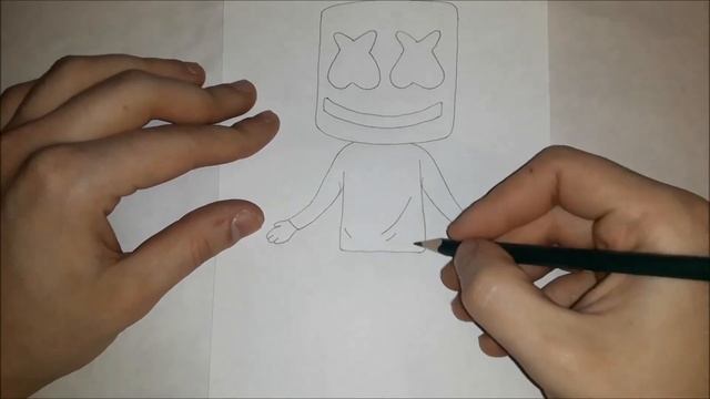 Как нарисовать Маршмелло легко? Лёгкие рисунки для детей и начинающих смотреть онлайн