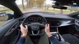 AUDI Q8 S Line 50 TDI POV Test Drive by AutoTopNL