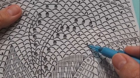 Салфетка-скатерть крючком. Часть 3. Крючок для начинающих.