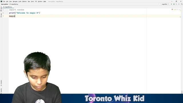 Create a Fortune Teller using Python in 5 Minutes | Coding for Kids | Python For Beginners