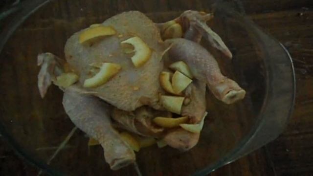 Курица с лимоном в микроволновке