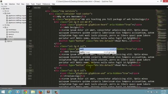 advance bootstrap3 tutorials in hindi part-06 | Responsive optimization for all devices смотреть онлайн