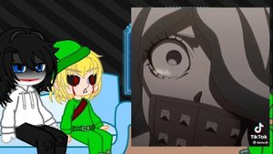 ☆Реакция Крипипасты на Данганроп☆