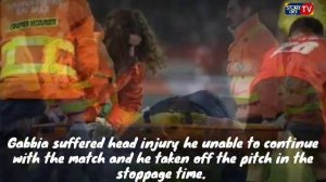 Matteo Gabbia head INJURY Vs Rennes