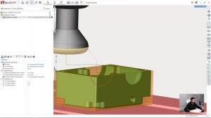 [Урок по фрезерной обработке в SprutCAM 12] 02 - [Первый установ] - Обработка торца