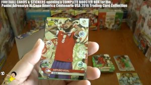 FULL DISPLAY BOX | Panini ADRENALYN XL COPA AMERICA 2016 TRADING CARDS | BOOSTER Unboxing | MESSI