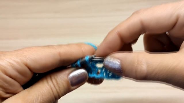 САМАЯ ПРОСТАЯ СЕТОЧКА. Вязание спицами. смотреть онлайн