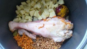 Куриный суп (мультиварка)