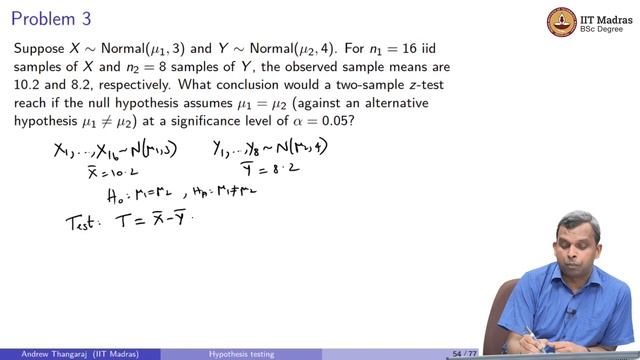 Lecture 12.5 - Hypothesis testing: Problems on t-test, chi-squared test and two-sample z/F test смотреть онлайн