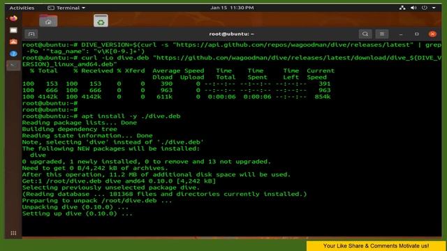 How To install Dive on Ubuntu 20.04 смотреть онлайн