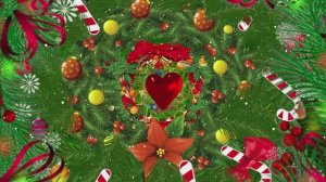 Новогодний тоннель с сердцами. Украшение праздника. Рождественское оформление.