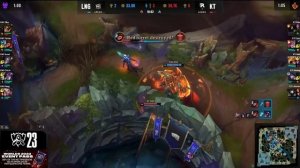 KT vs LNG Highlights Game 3 R4 Worlds Main Event 2023 KT Rolster vs LNG Esports by Onivia