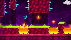 геоми три дэш, первый мой уровень.