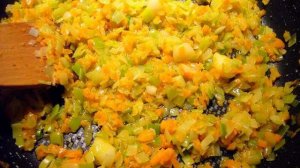 Ризотто с овощами и грибами