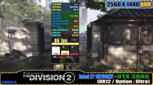 Intel I7 10700KF + RTX 3080 // PC Game FPS Test in 17 Games // 2560 x 1440 QHD