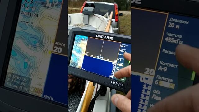 Terhi 400 Lowrance HDS9 gen3 пассивный режим,режим записи.