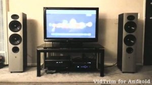 Athena AS-F2 Speakers Playing Metallica