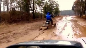 Мотобуксировщик Мухтар 15, тест драйв летом на колесах