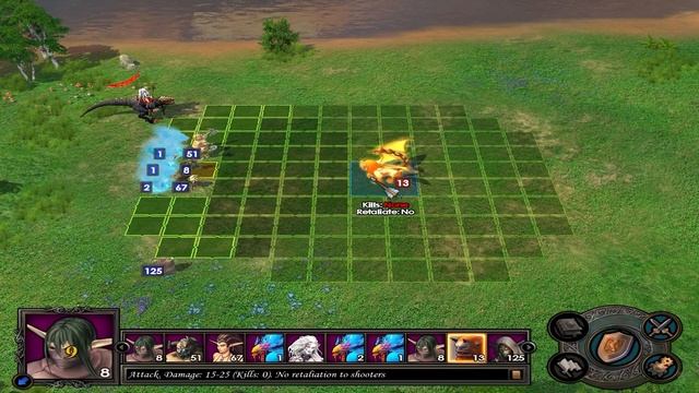[HoMM5] Best Battles ⚔️ #30 - The Break (HEROIC): 24 Manticore, without unit loss