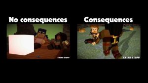 Playing: The Absurd Themes of Minecraft: Story Mode