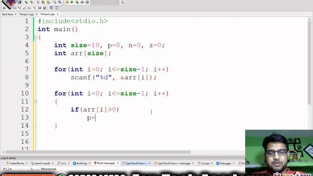 Count Positive, Negative, Zero from Arrays | Arrays in C/C++ | Fox Tech Academy смотреть онлайн