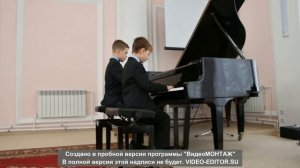 Сурков Егор, Макаров Иван МБОУ ДШИ г.Сердобска. Г.Доницетти "Баркарола", Е.Киянов "Весёлая полька"
