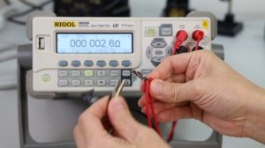 銅線/電源開關的電阻是多少? 四線式電阻測量-RIGOL DM3068