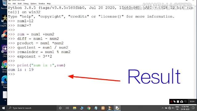 Python Operators Tutorial 2020 | sum,diff,pro,quo,rem,exp,|