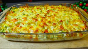 Овощи вкуснее мяса. Овощная запеканка с кабачком. Это так вкусно что я готовлю овощи 2 раза в неделю
