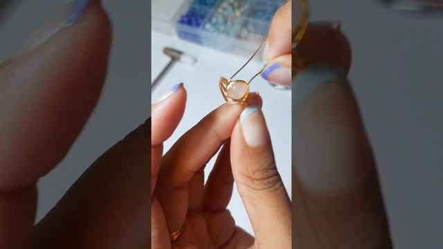How To Make A Beautiful Ring? #wirewrappedjewelry #jewelrymaking #tutorial