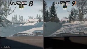 WRC 8 vs WRC 9 - Toyota Yaris WRC at Rally Sweden (Torsby Stage) Comparison