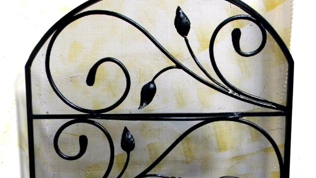 Простая недорогая каминная решетка на заказ эконом класса, дешево, бюджетный вариант смотреть онлайн