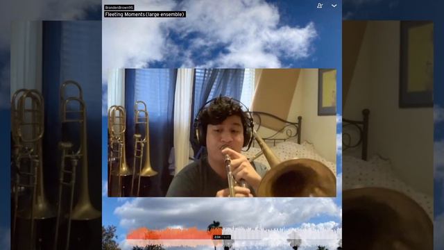 Fleeting Moments Trombone Solo смотреть онлайн