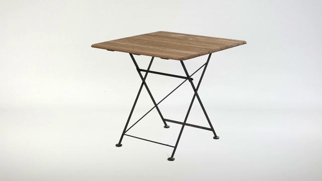 Стол квадратный складной «Holzhof КОВКА+ДУБ». смотреть онлайн