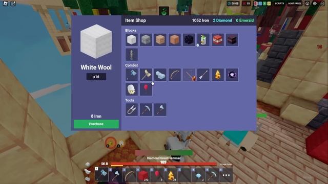 Using FLY MODE in Roblox Bedwars.. смотреть онлайн